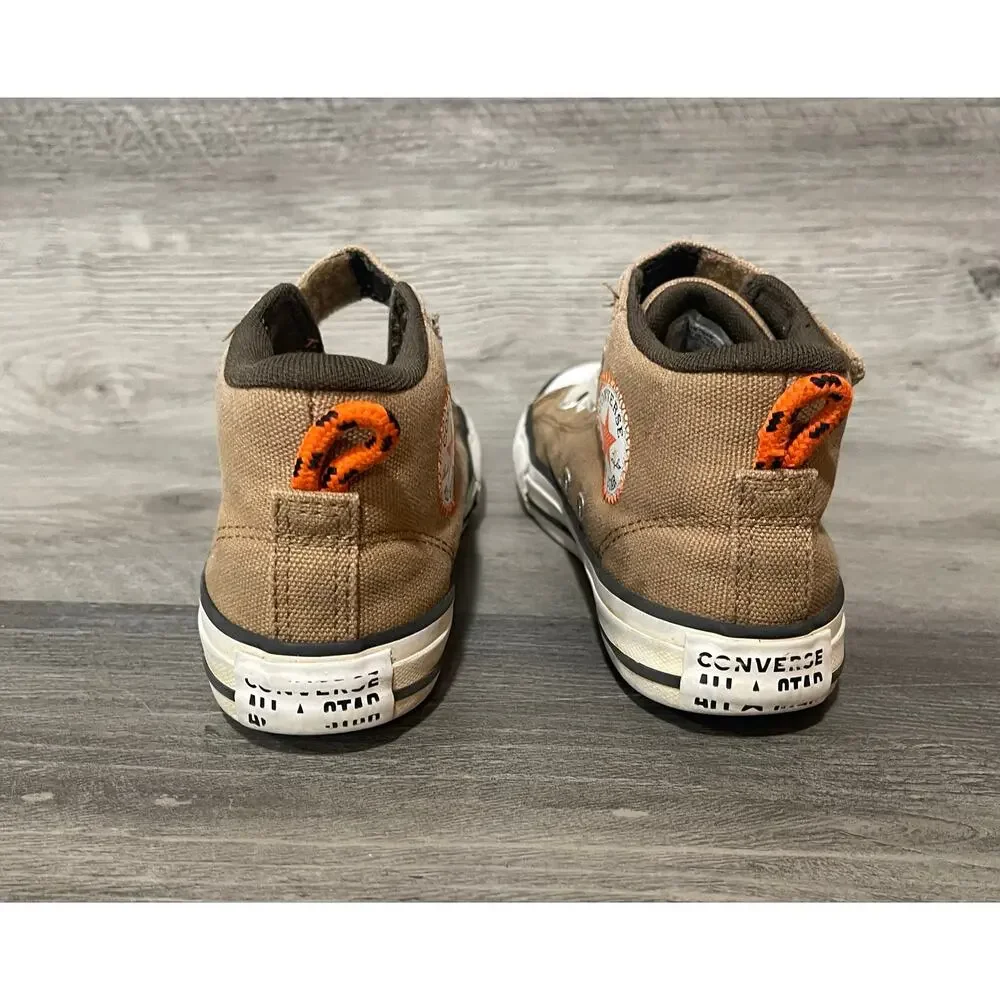 Converse Chuck Taylor All Star Street Mid Kids Youth 2 Khaki Brown A06361F